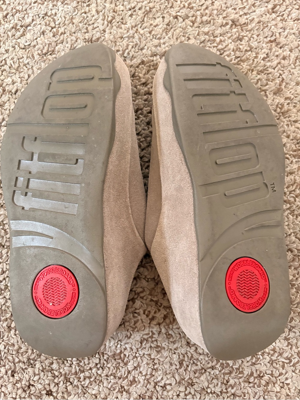 Fitflop Beige Suede Mules - Picture 6 of 7